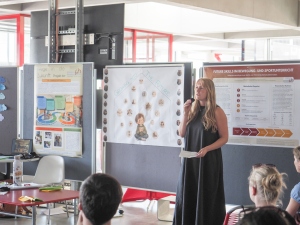 Foto des Vortrags von Helena Eibl